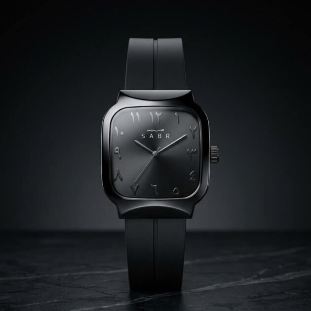 Arabic square watch